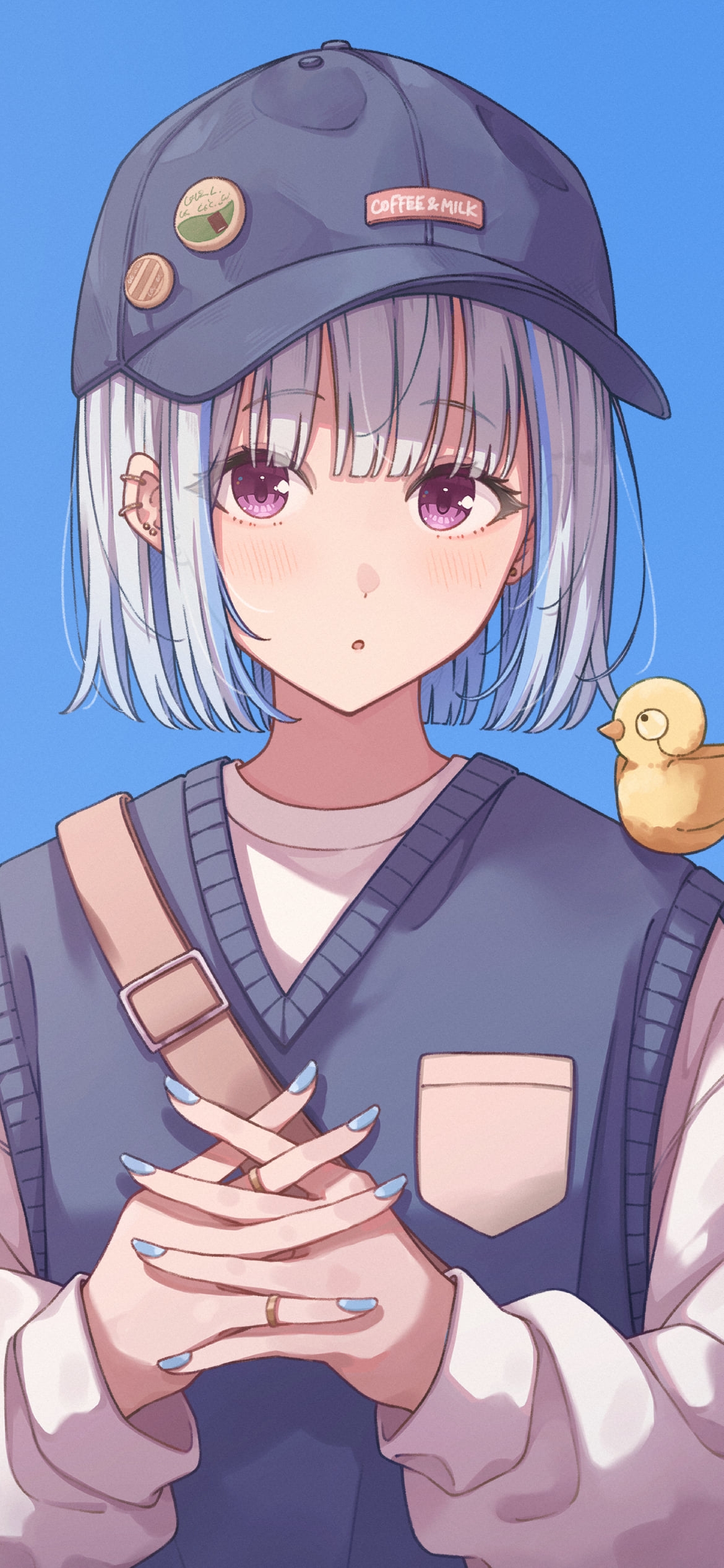 腕を組むリゼ・ヘルエスタ / にじさんじ / バーチャルYouTuber / Vtuberの1170 x 2532 / スマホ壁紙