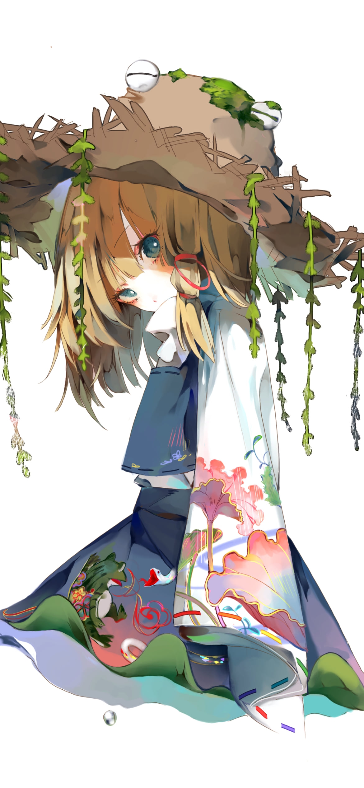 こちらを見る洩矢諏訪子(もりや すわこ) / 東方の1170 x 2532 / スマホ壁紙