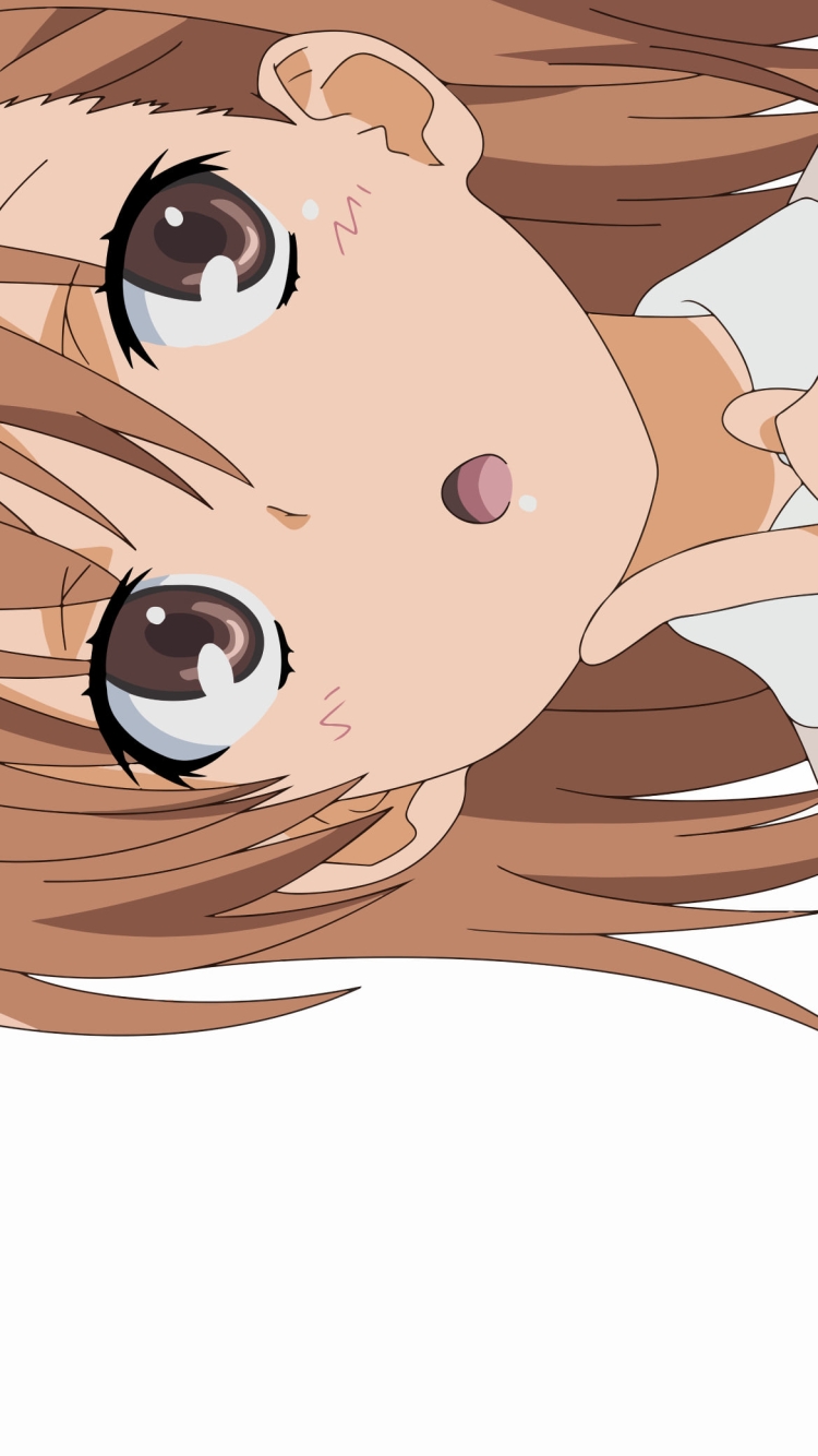 指を顎にあてて考え込む御坂美琴 / とある科学の超電磁砲 / とある魔術の禁書目録の750 x 1334 / スマホ壁紙