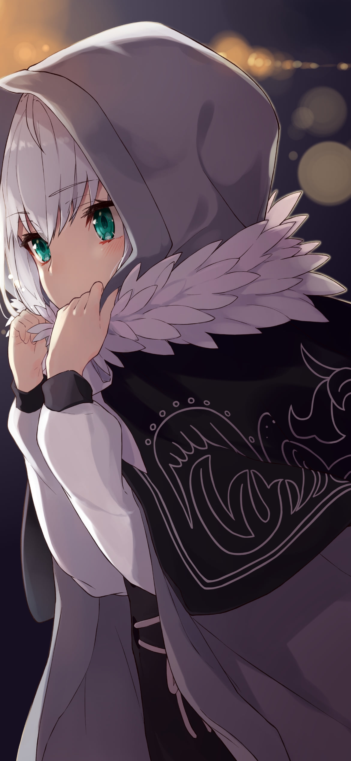 フードを被った可愛いグレイ / ロード・エルメロイii世の事件簿の1170 x 2532 / スマホ壁紙