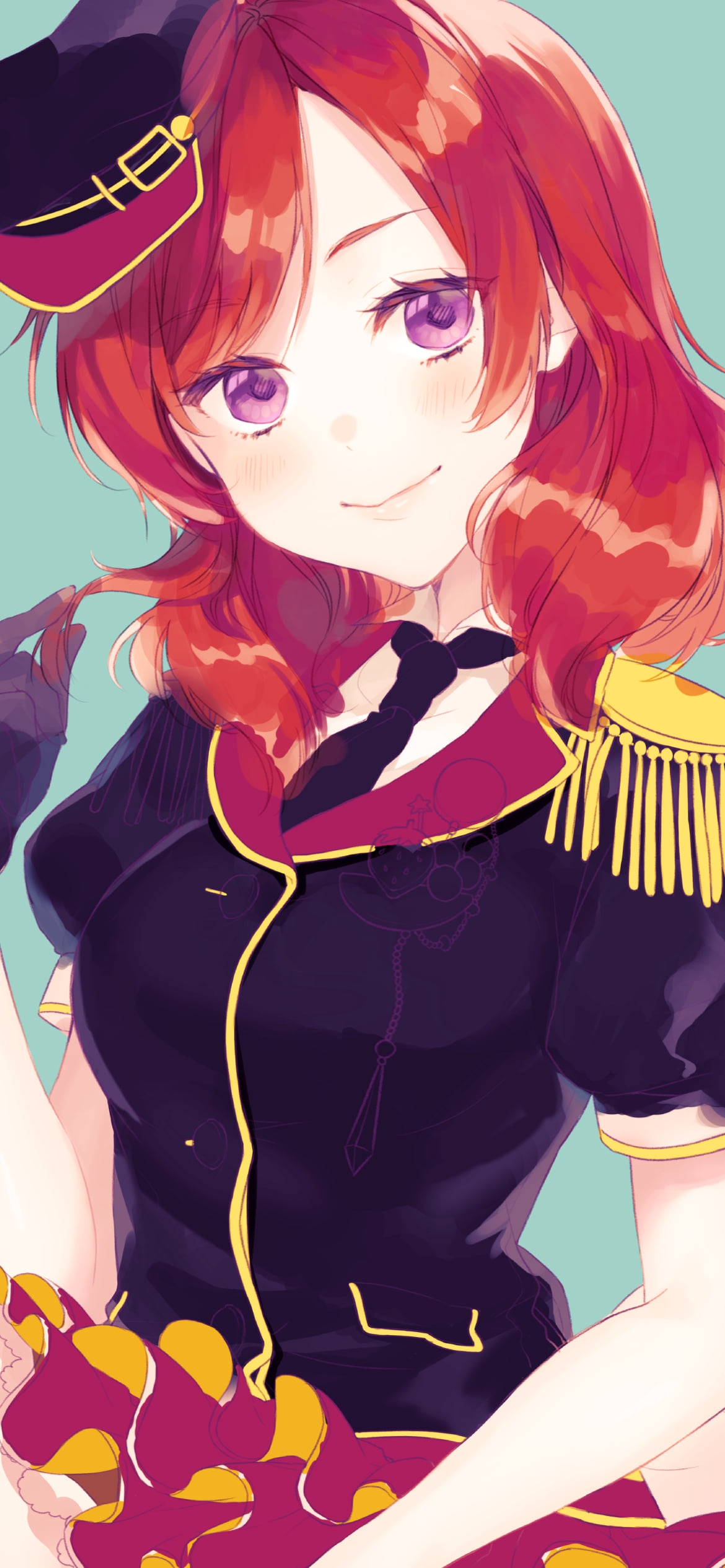 淡いタッチで描かれた西木野真姫 / ラブライブ!の1170 x 2532 / スマホ壁紙