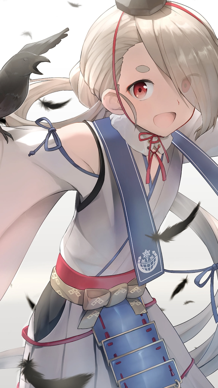 手を広げる今剣(いまのつるぎ) / 刀剣乱舞の750 x 1334 / スマホ壁紙