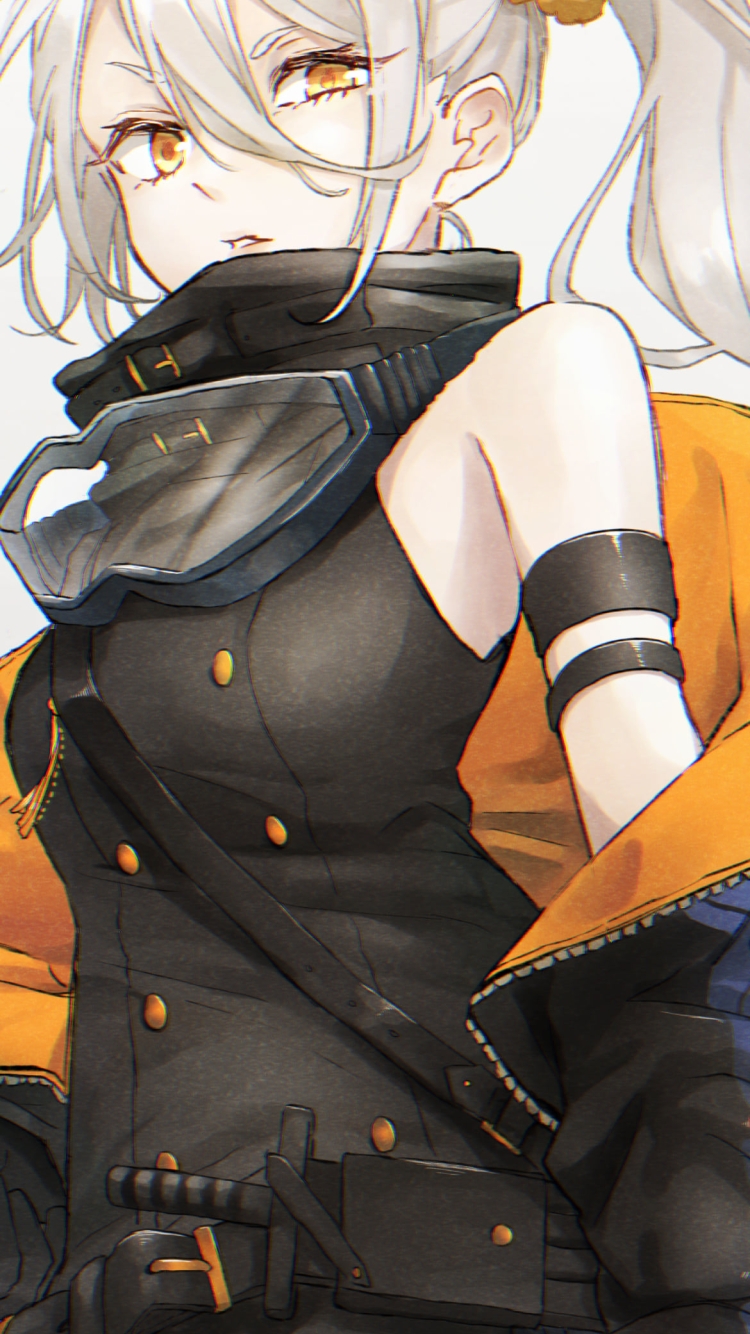 可愛いUMP45 / ドールズフロントラインの750 x 1334 / スマホ壁紙