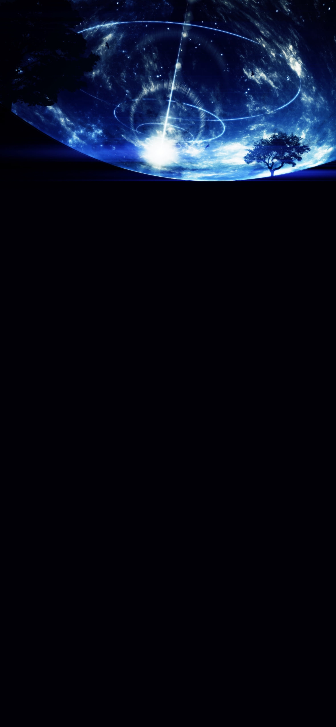 アークレイ / 青い宇宙の1170 x 2532 / スマホ壁紙