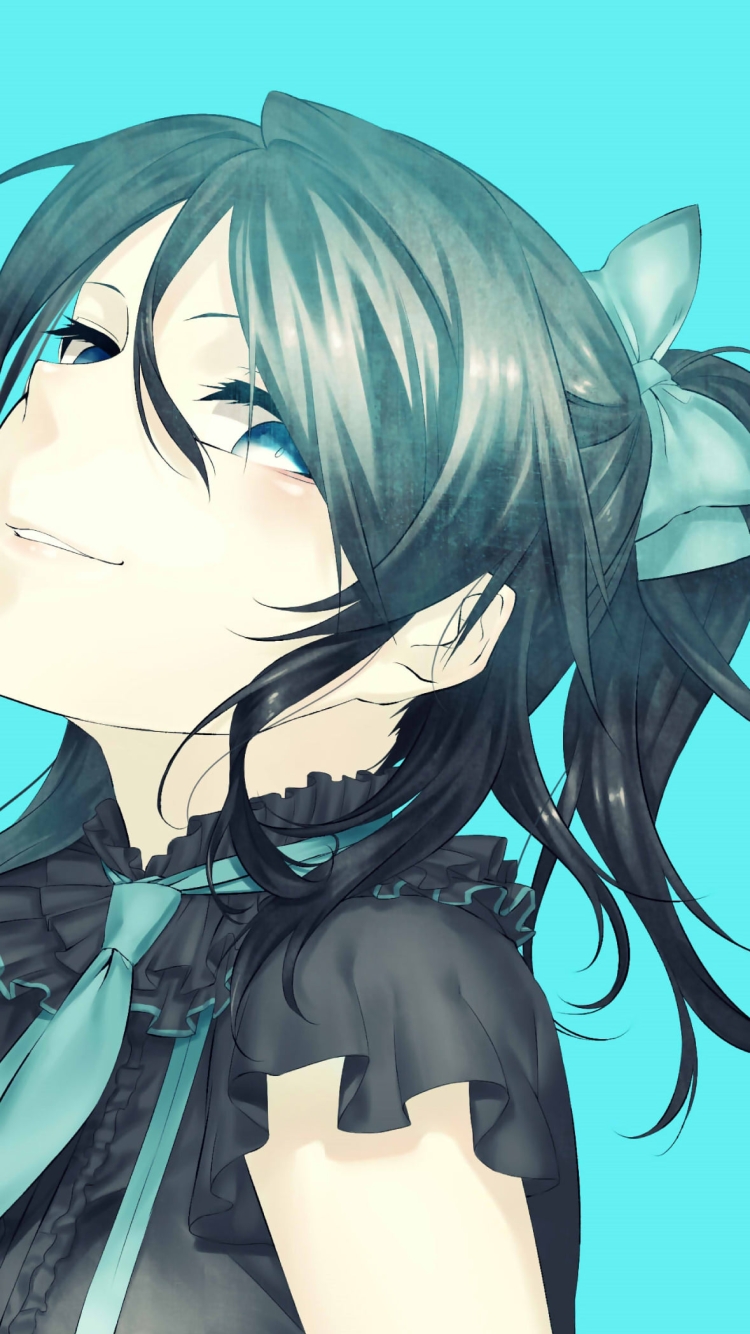 ふくんだ笑いをする絢瀬絵里 / ラブライブ!の750 x 1334 / スマホ壁紙