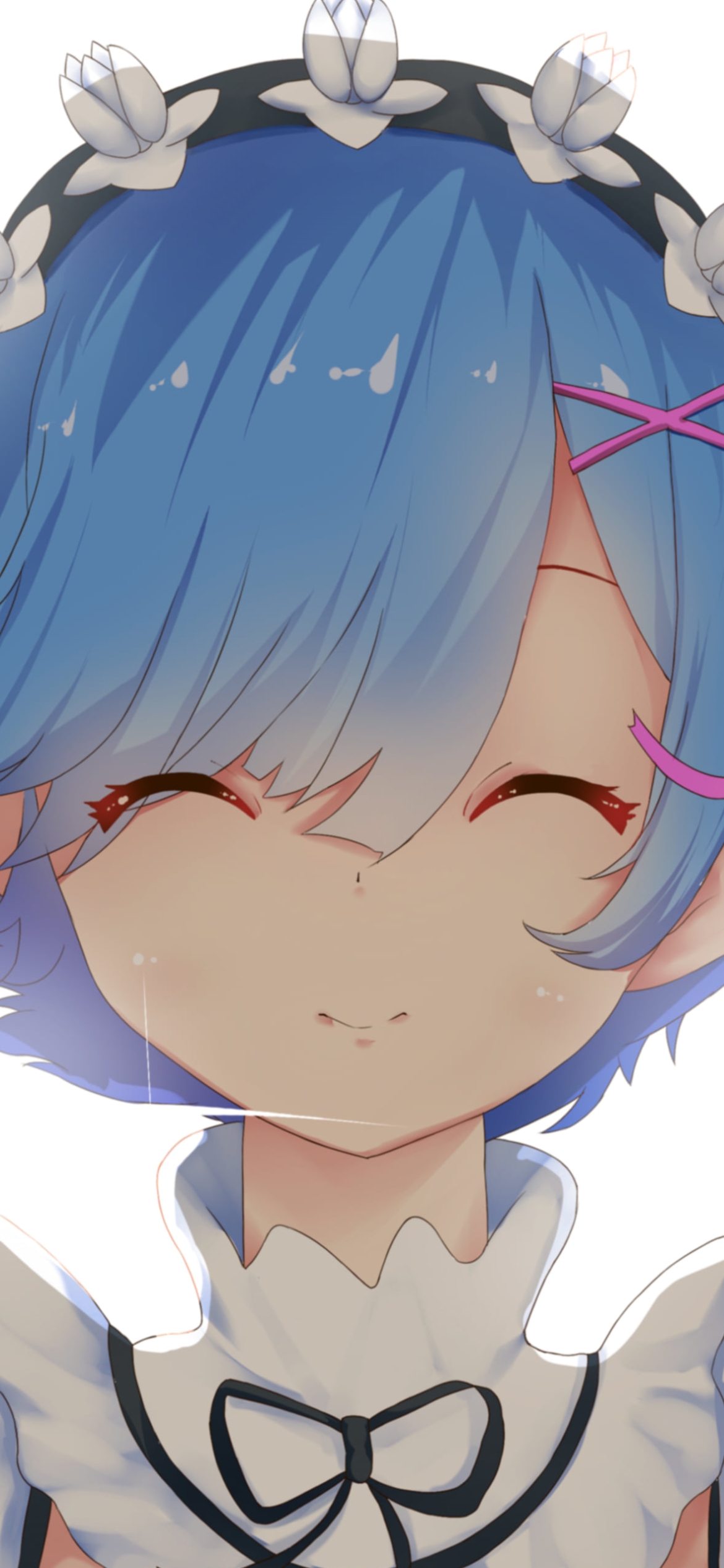 満面の笑顔のレム / Re:ゼロから始める異世界生活の1170 x 2532 / スマホ壁紙