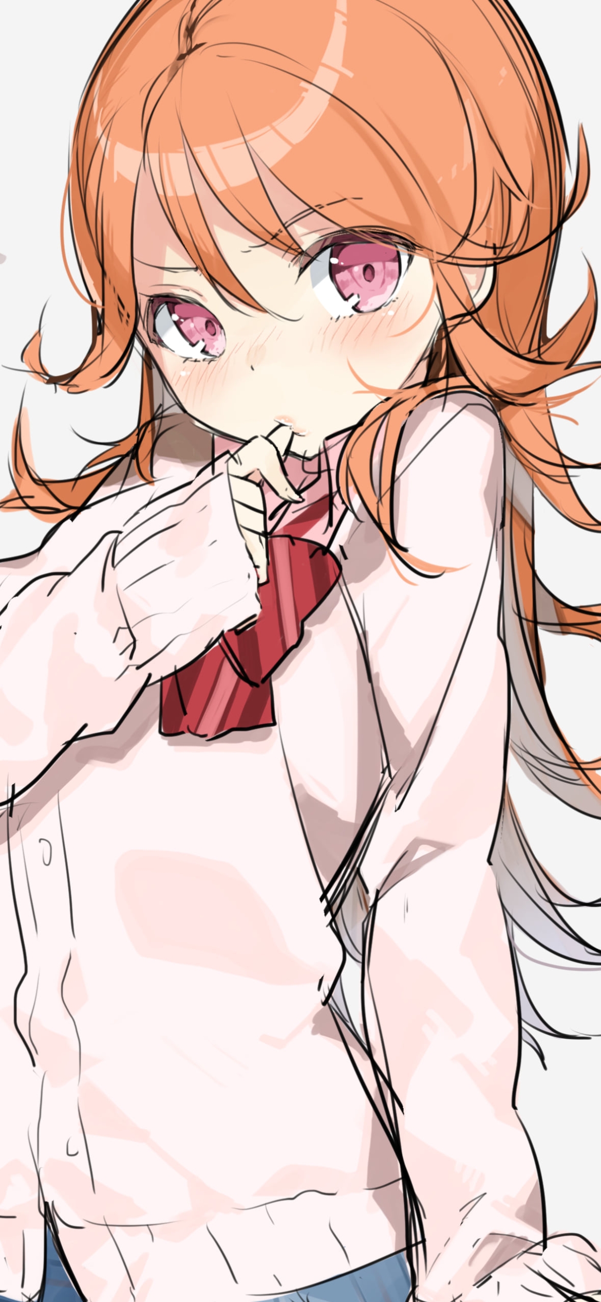 親指をくわえる可愛い臼田スミレ / Tokyo 7th シスターズの1170 x 2532 / スマホ壁紙