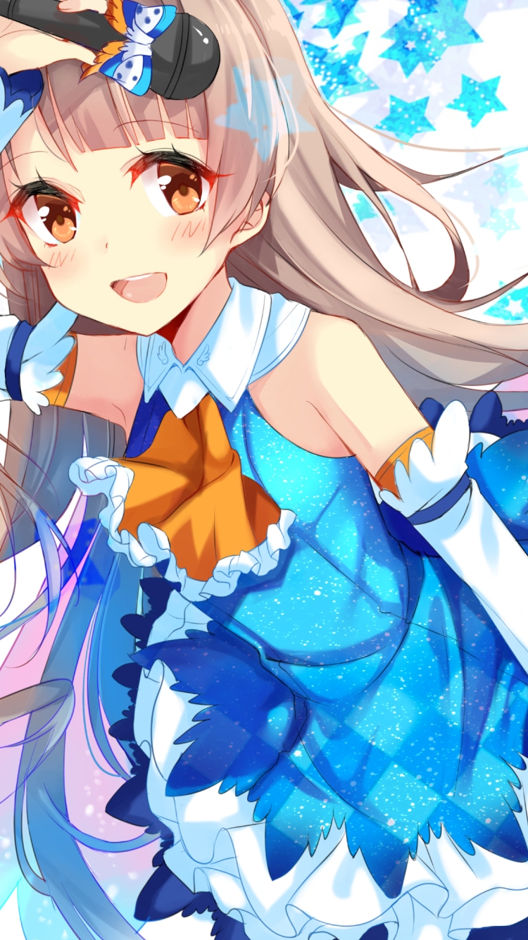 おでこにマイクをあてる可愛い南ことり / ラブライブ!の750 x 1334 / スマホ壁紙