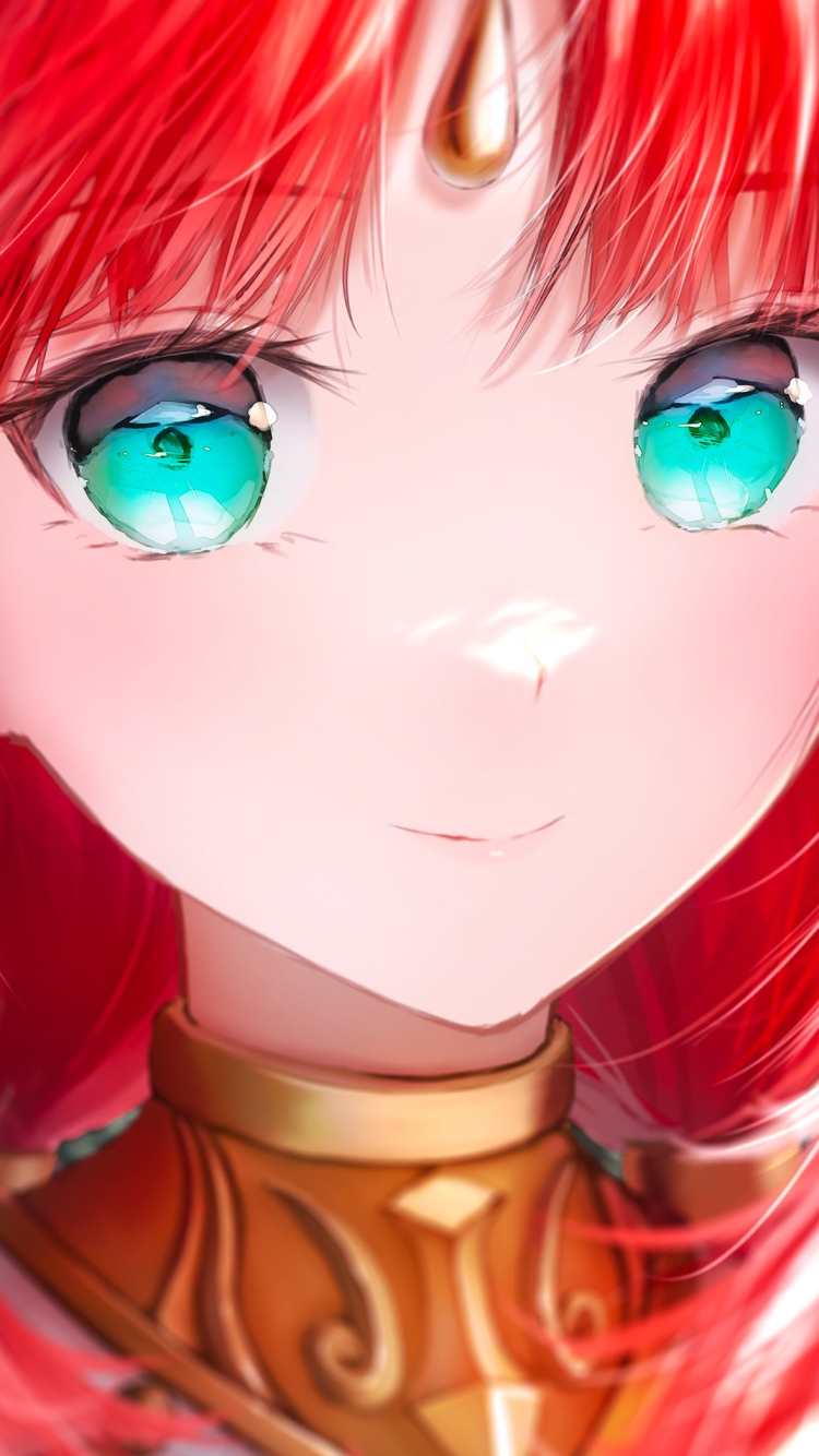 微笑むニィロウ / 顔のアップ / 原神の750 x 1334 / スマホ壁紙