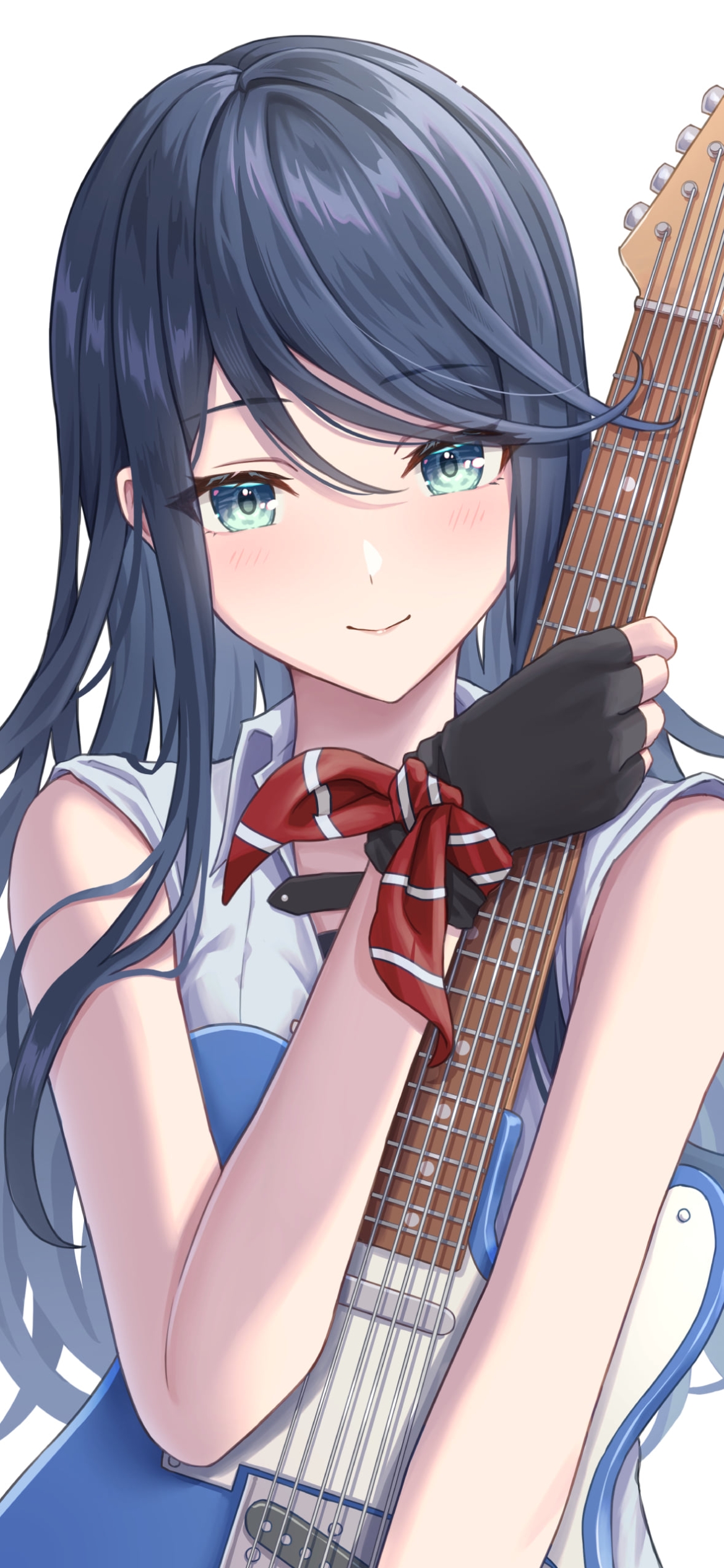 ギターを抱きしめる可愛い星乃一歌 / プロジェクトセカイの1170 x 2532 / スマホ壁紙