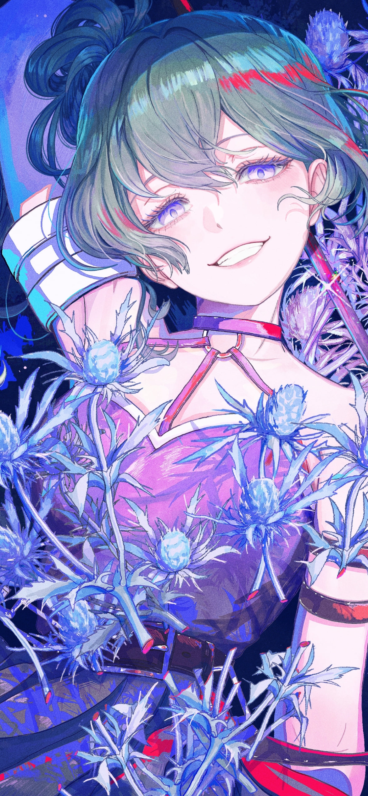 微笑むユーべル / 葬送のフリーレンの1170 x 2532 / スマホ壁紙
