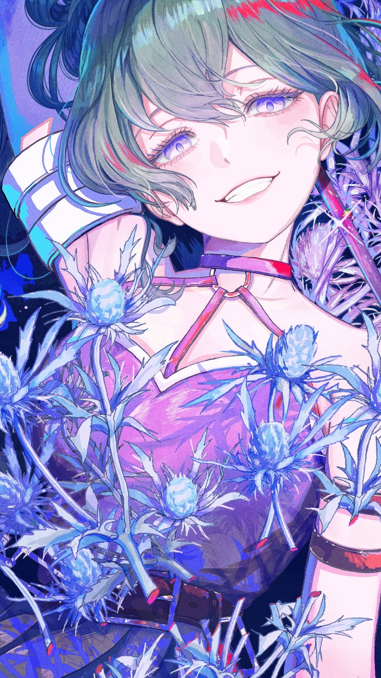 微笑むユーべル / 葬送のフリーレンの750 x 1334 / スマホ壁紙