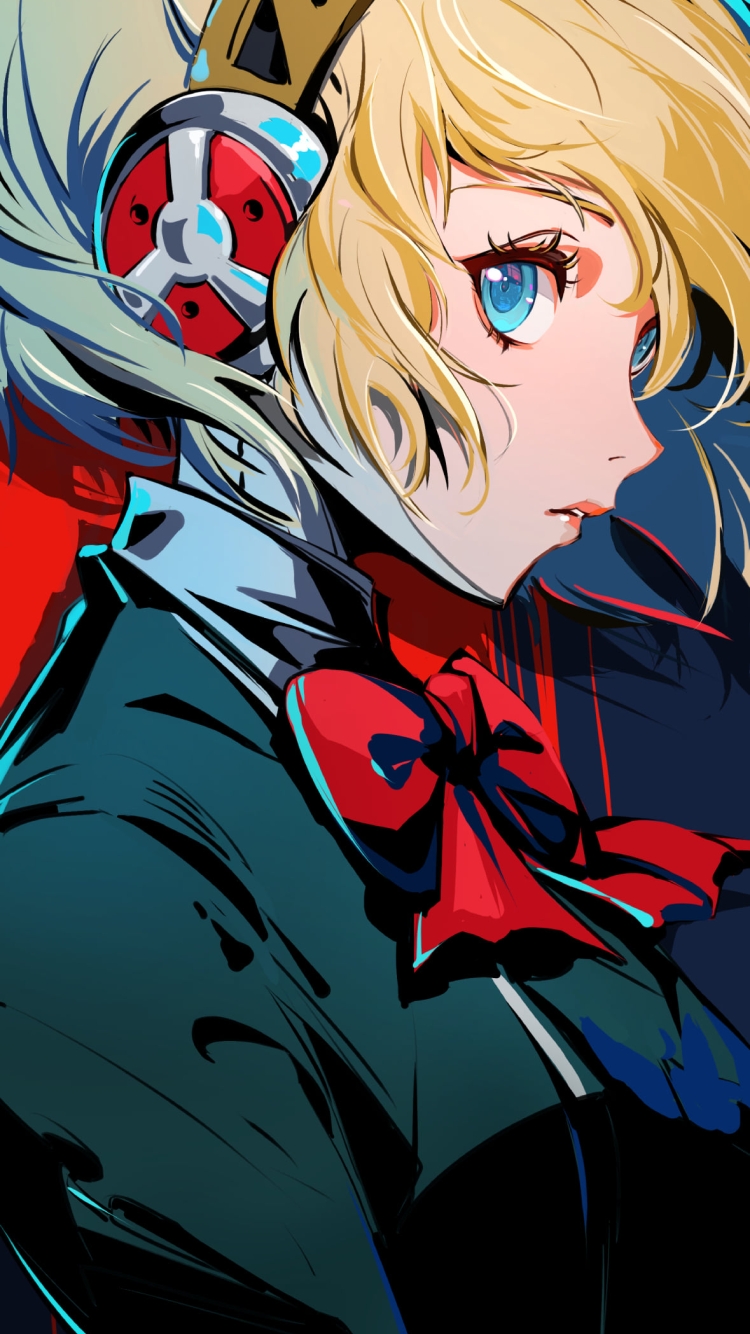 こちらを見つめるアイギス / ペルソナ3の750 x 1334 / スマホ壁紙