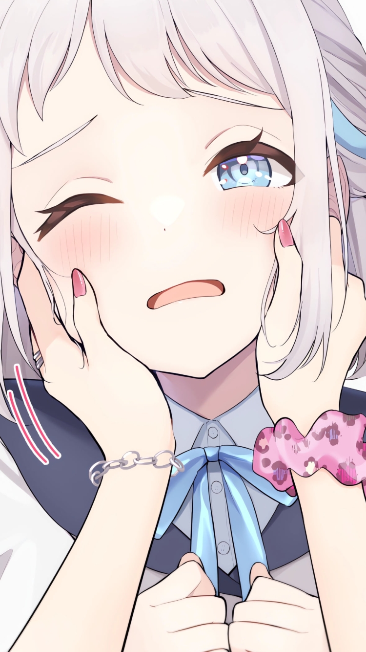 顔をいじられる葛城リーリヤ / 学園アイドルマスターの750 x 1334 / スマホ壁紙