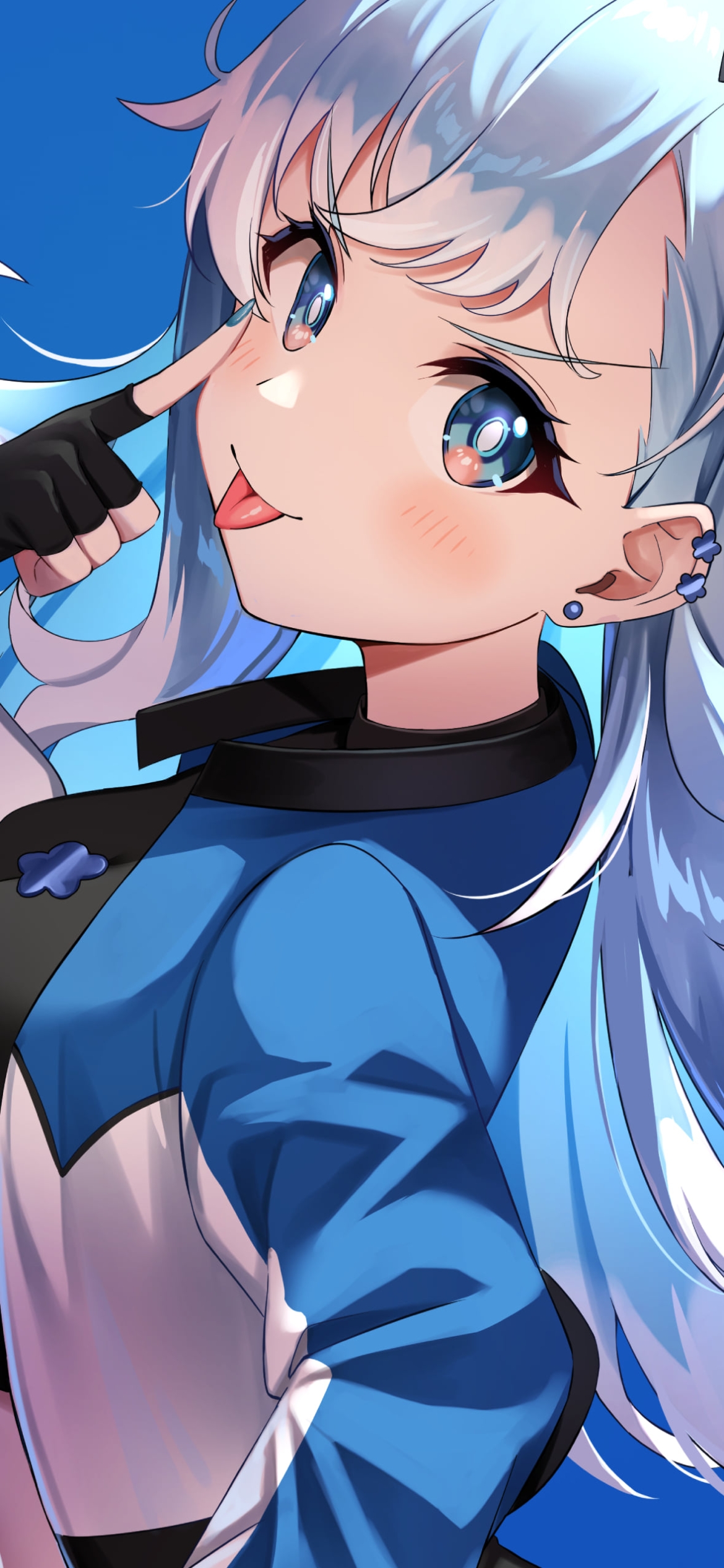 あっかんべーをするこぼ・かなえる / ホロライブ / バーチャルYouTuberの1170 x 2532 / スマホ壁紙
