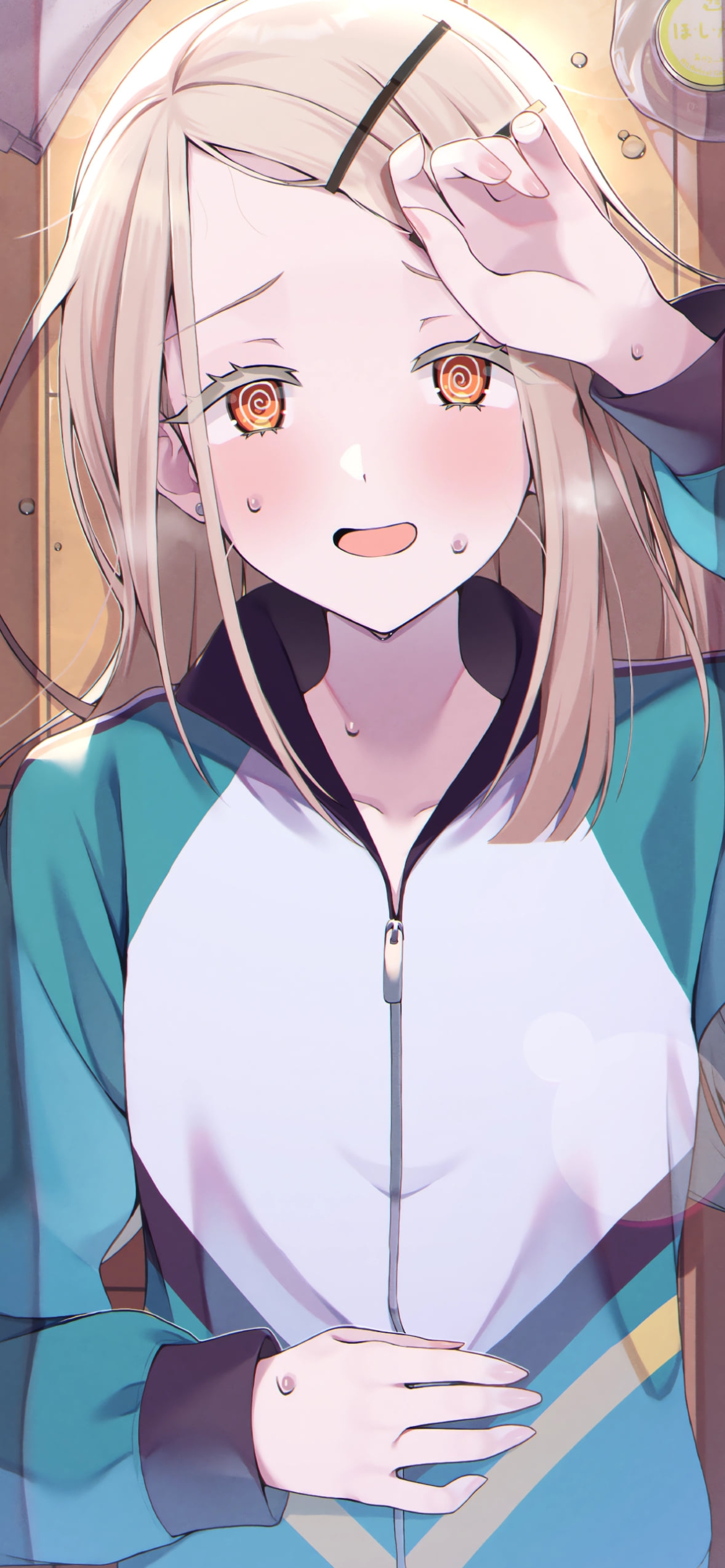 汗をかく篠澤広 / アイドルマスターの1170 x 2532 / スマホ壁紙