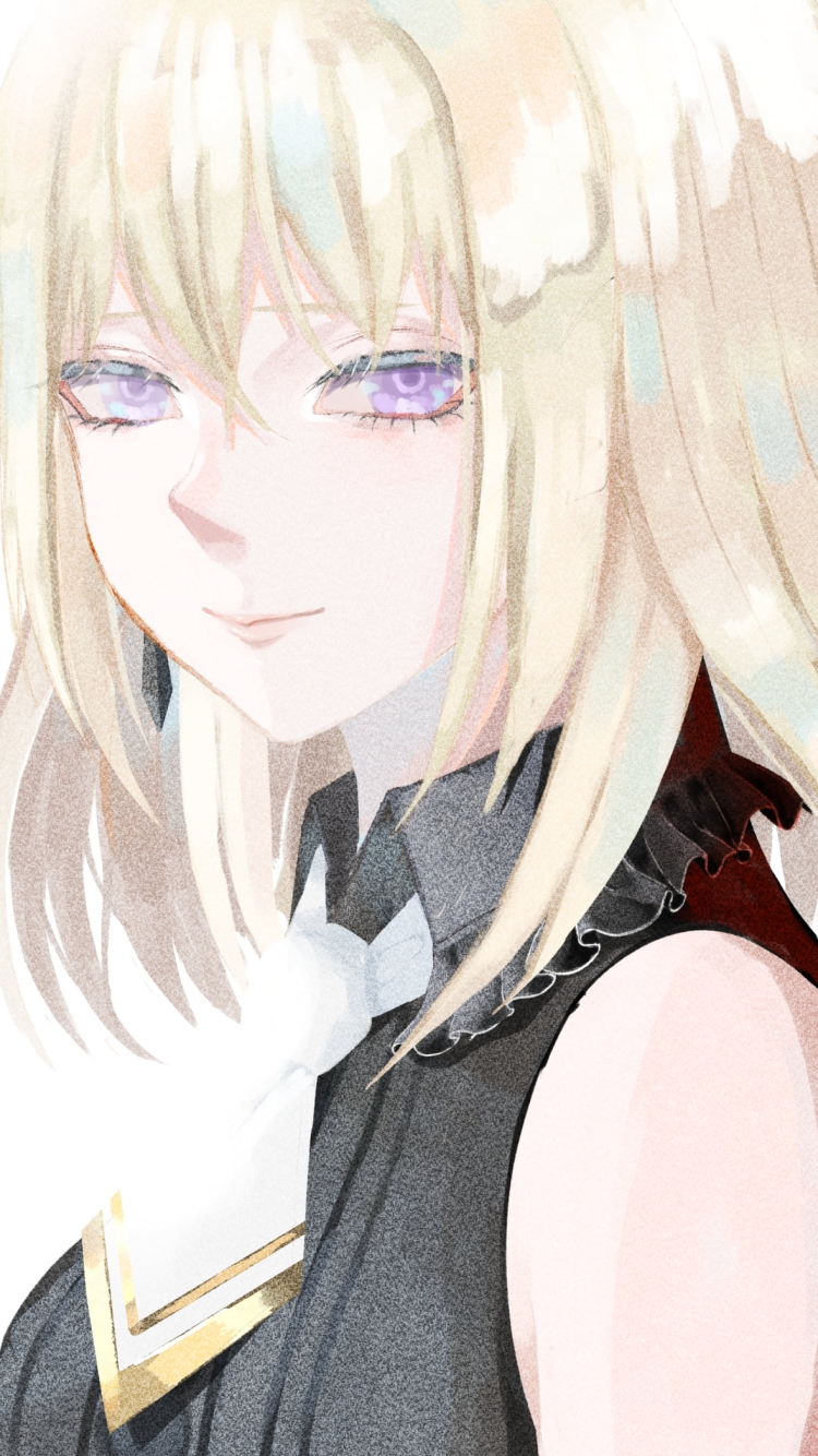 冷ややかな視線を送る三角初華 / バンドリ！の750 x 1334 / スマホ壁紙