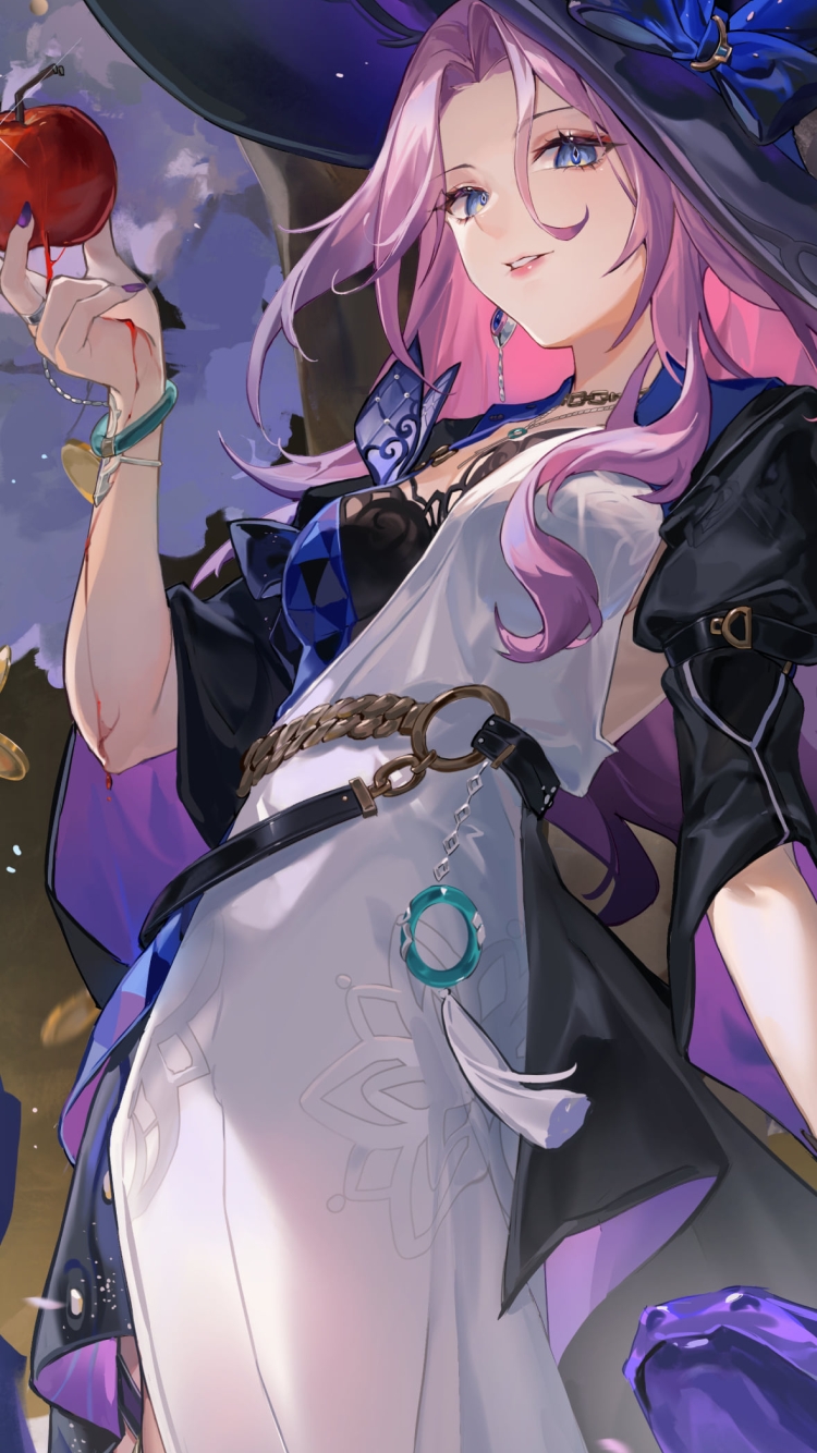 リンゴを持つジェイド / 崩壊:スターレイルの750 x 1334 / スマホ壁紙