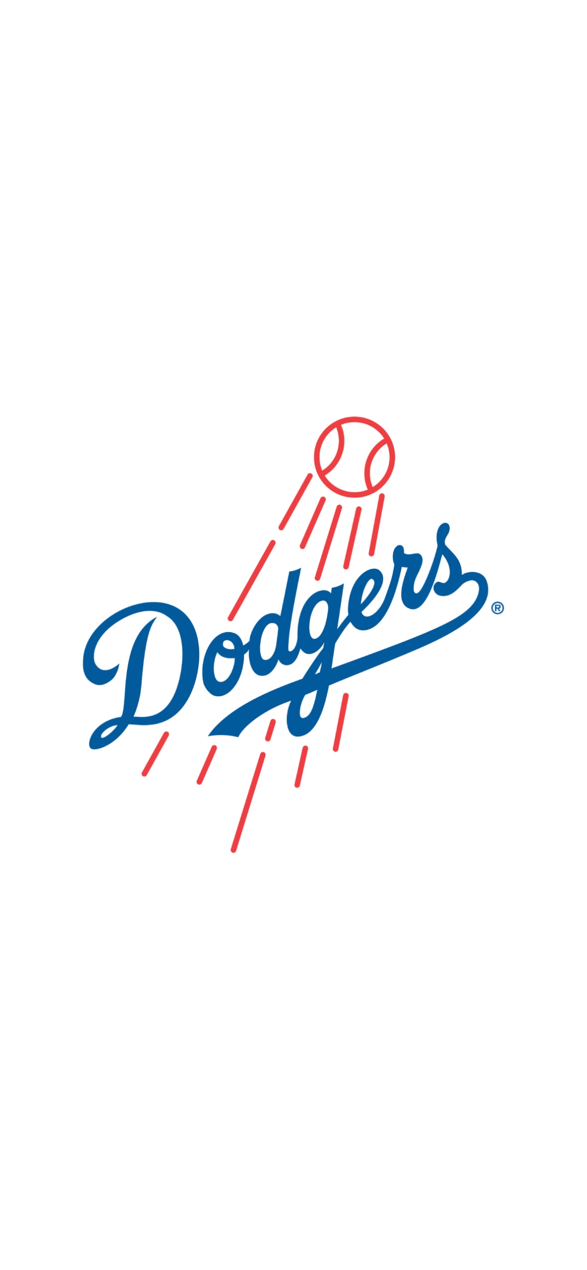 ロサンゼルス・ドジャース / ロゴ / Los Angeles Dodgerss logo / MLBの1170 x 2532 / スマホ壁紙