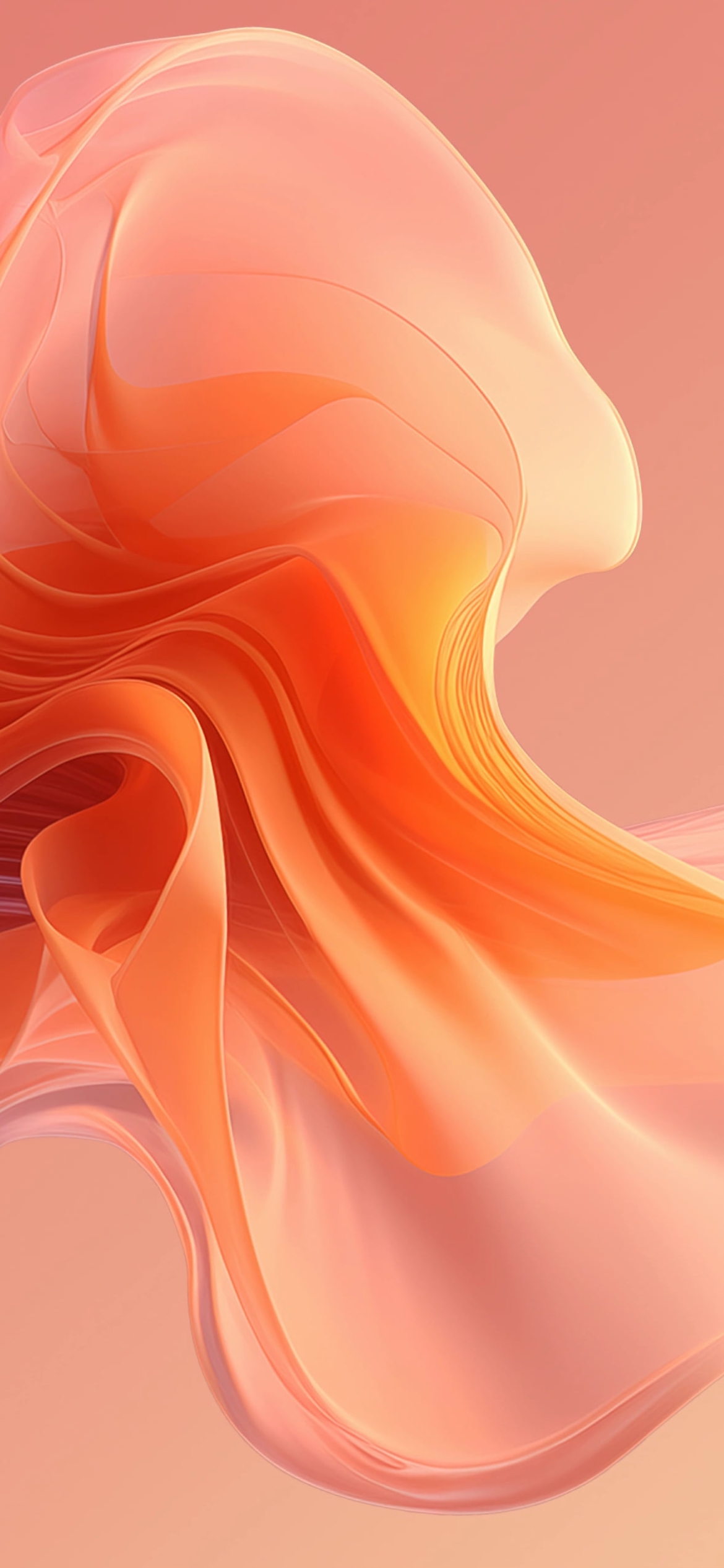淡いピンクのビラビラ / CGの1170 x 2532 / スマホ壁紙