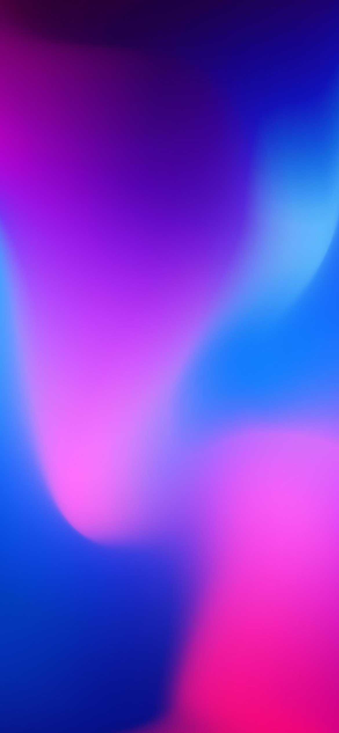 混ざりあう青と紫のテクスチャーの1170 x 2532 / スマホ壁紙