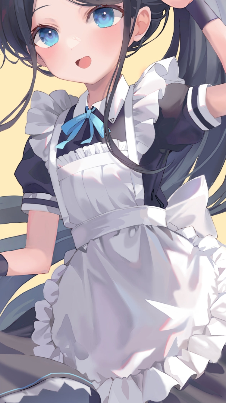 挨拶する天童アリス / ブルーアーカイブの750 x 1334 / スマホ壁紙