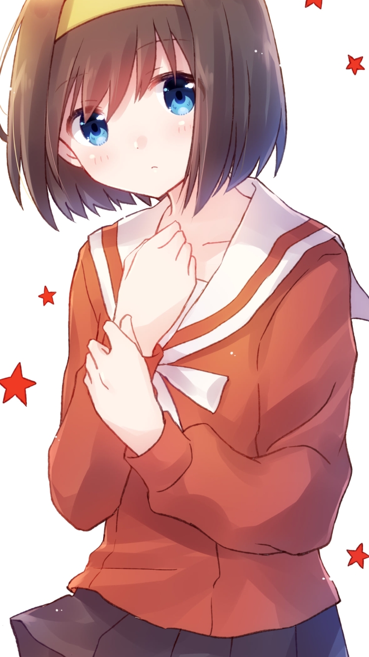 手首を抑える守野せりあ / ゲキドルの750 x 1334 / スマホ壁紙