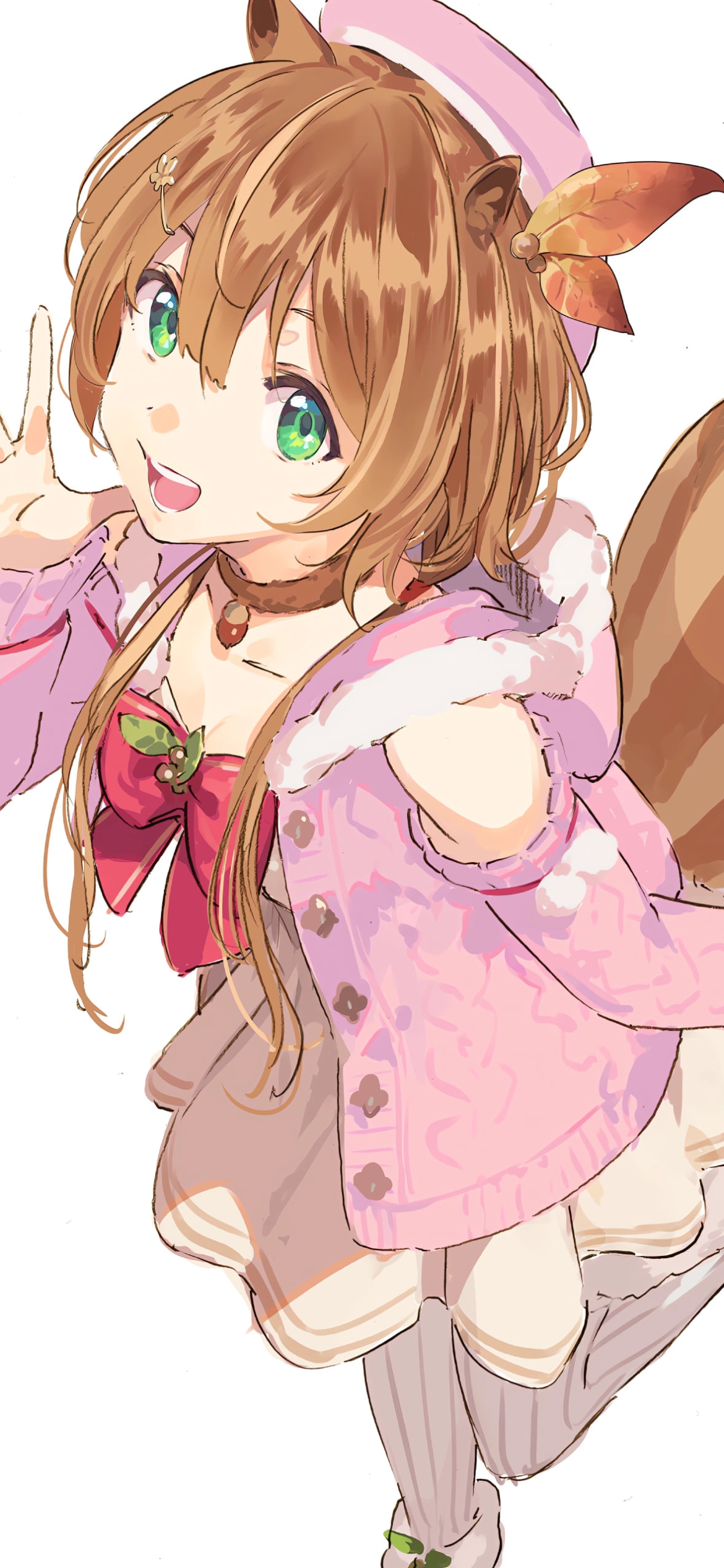 ポーズを取るアユンダ・リス / ホロライブ / バーチャルYouTuberの1170 x 2532 / スマホ壁紙