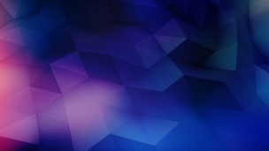青と紫のポリゴンパターンのデスクトップPC用の壁紙