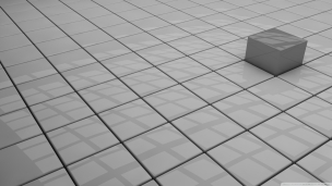 3DキューブのデスクトップPC用の壁紙