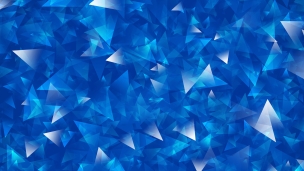 青のポリゴンのデスクトップPC用の壁紙
