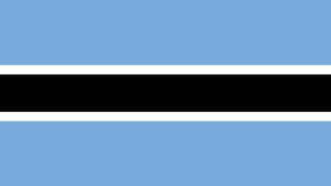 ボツワナ共和国の国旗 / Botswana flagのデスクトップPC用の壁紙