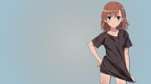 御坂 美琴（みさか みこと）/ 寝巻き / TシャツのデスクトップPC用の壁紙