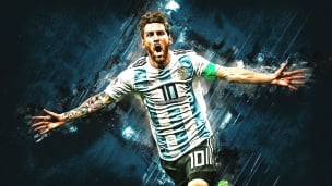 リオネル・メッシ サッカー アルゼンチン代表 2022年 カタールW杯 優勝のデスクトップPC用の壁紙