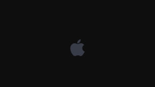 黒 ミニマル Apple ロゴのデスクトップPC用の壁紙