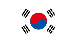 韓国の国旗 / South Korea FlagのデスクトップPC用の壁紙