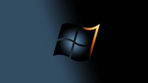 Windows7 ロゴのデスクトップPC用の壁紙