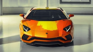 Lamborghini Aventador S オレンジのデスクトップPC用の壁紙