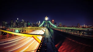 ニューヨークへの橋のデスクトップPC用の壁紙