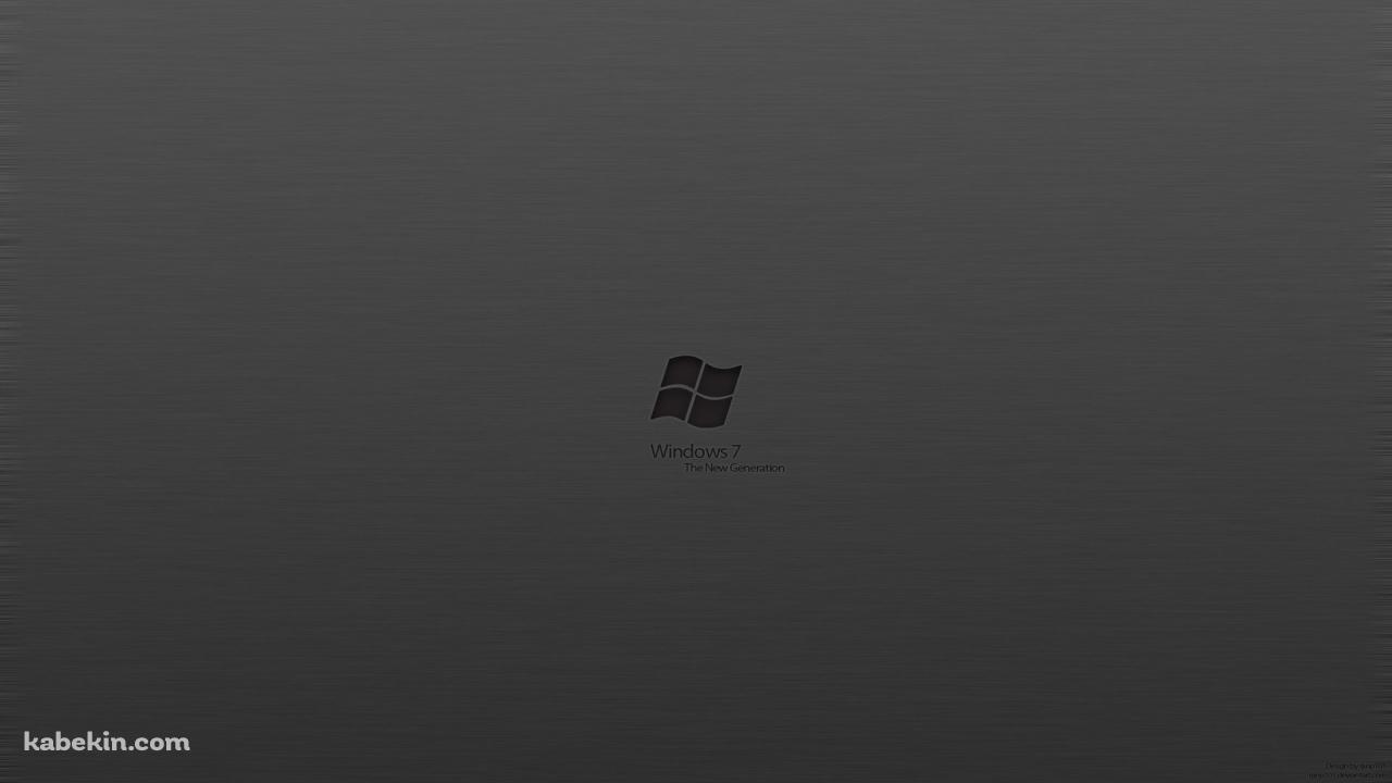 Windows 7 灰色の壁紙(1280px x 720px) 高画質 PC・デスクトップ用
