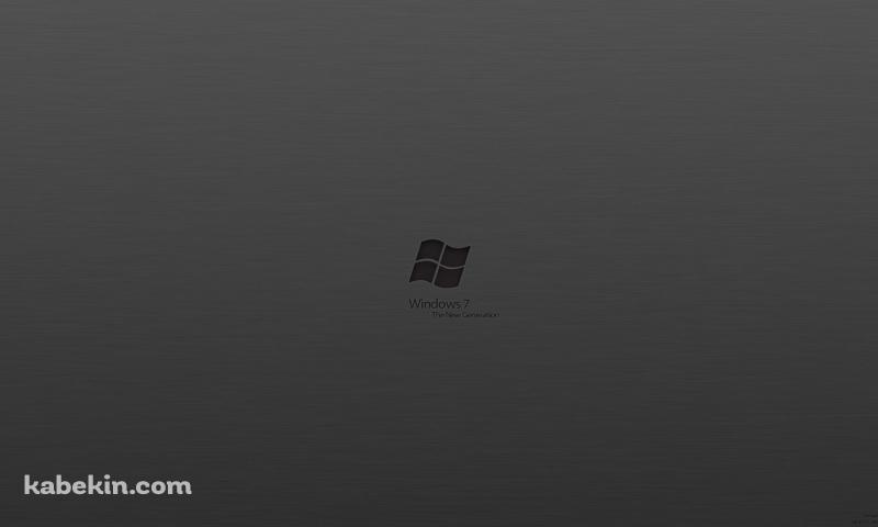 Windows 7 灰色の壁紙(800px x 480px) 高画質 PC・デスクトップ用