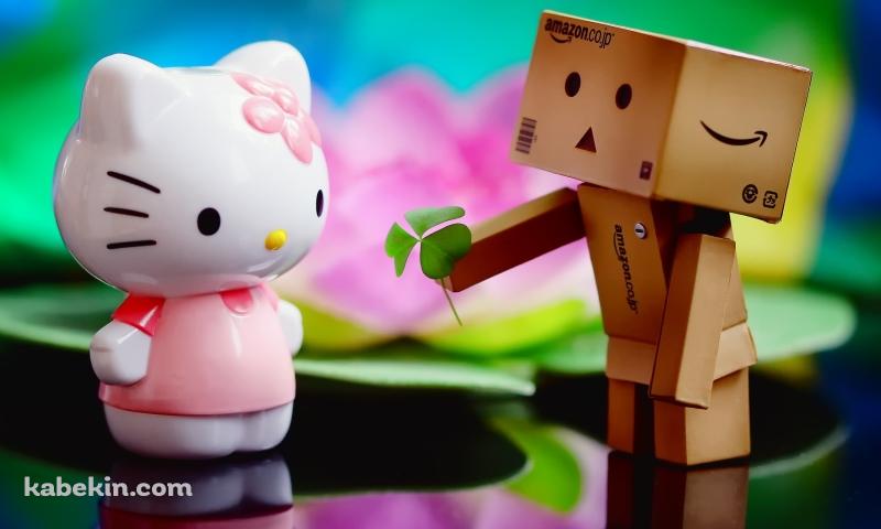 キティちゃんとダンボーの壁紙(800px x 480px) 高画質 PC・デスクトップ用