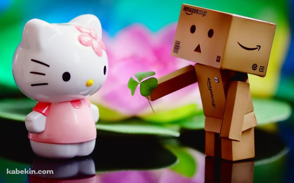 キティちゃんとダンボーの壁紙(960px x 600px) 高画質 PC・デスクトップ用