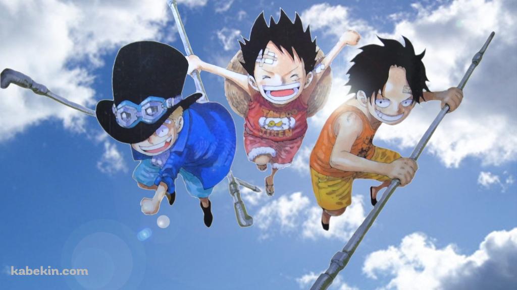 ONE PIECE 幼少期の壁紙(1024px x 576px) 高画質 PC・デスクトップ用