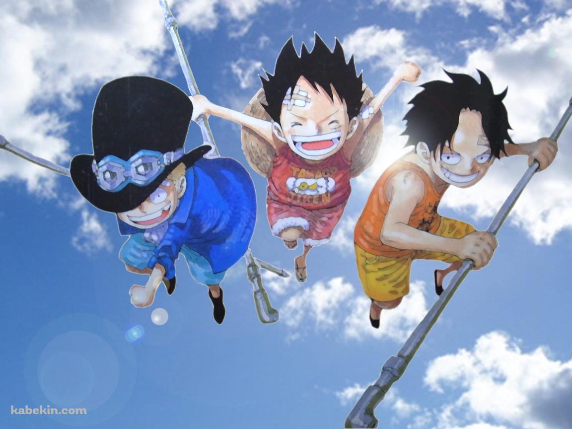 ONE PIECE 幼少期の壁紙(1152px x 864px) 高画質 PC・デスクトップ用