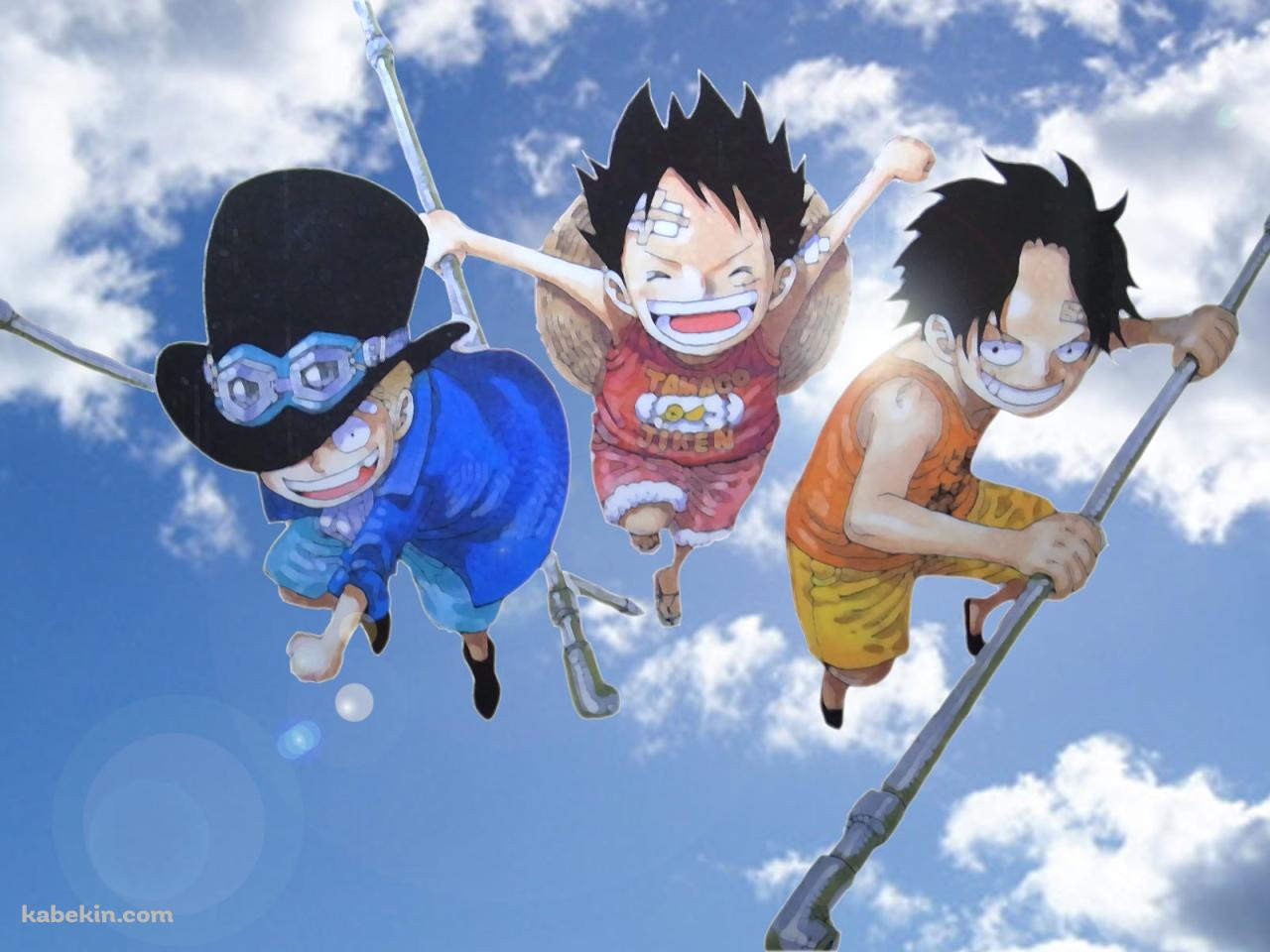 ONE PIECE 幼少期の壁紙(1280px x 960px) 高画質 PC・デスクトップ用