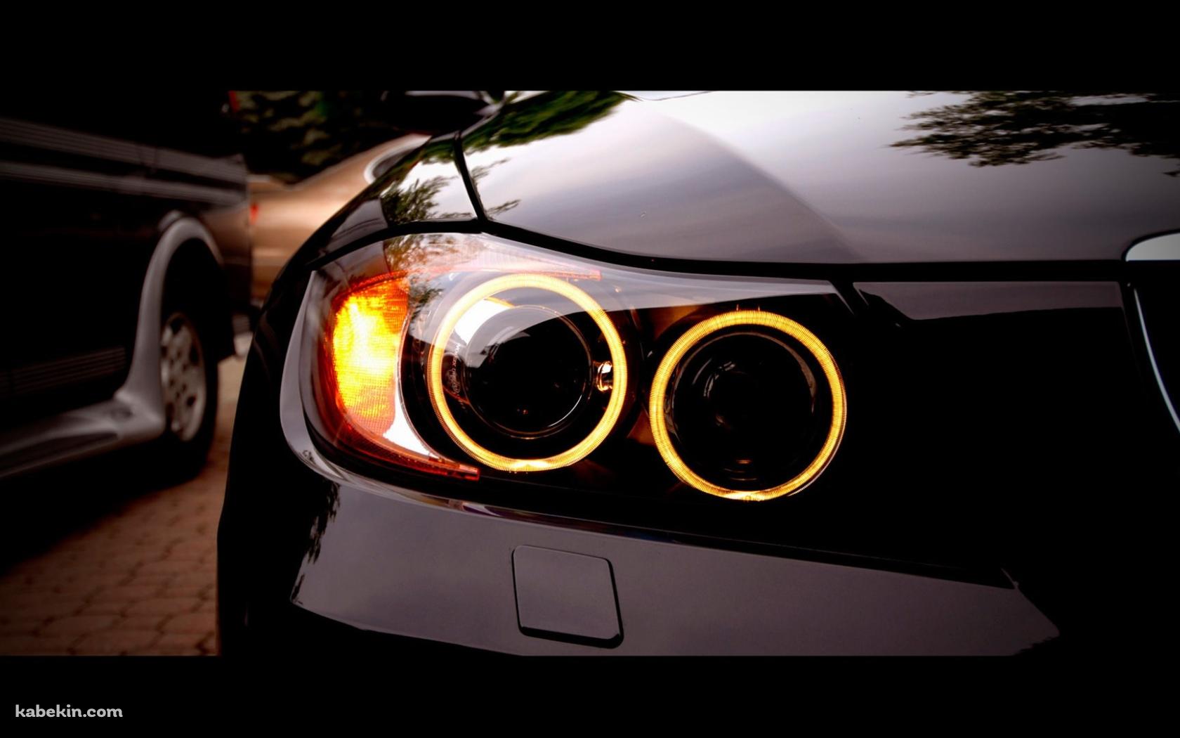 黒のBMW ヘッドライトの壁紙(1680px x 1050px) 高画質 PC・デスクトップ用