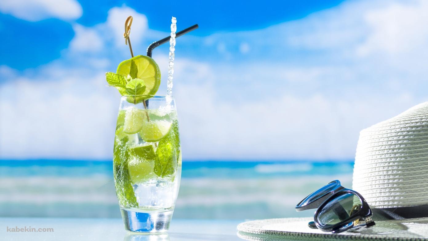 夏 サイダー ライムの壁紙(1391px x 783px) 高画質 PC・デスクトップ用