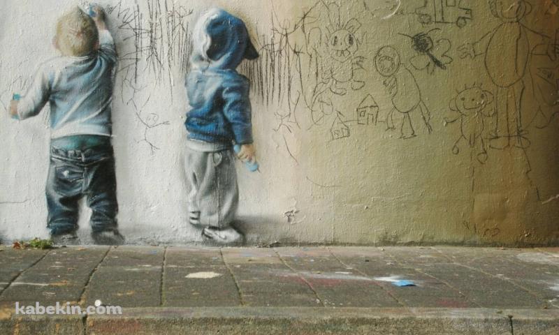 ストリートの落書きの壁紙(800px x 480px) 高画質 PC・デスクトップ用