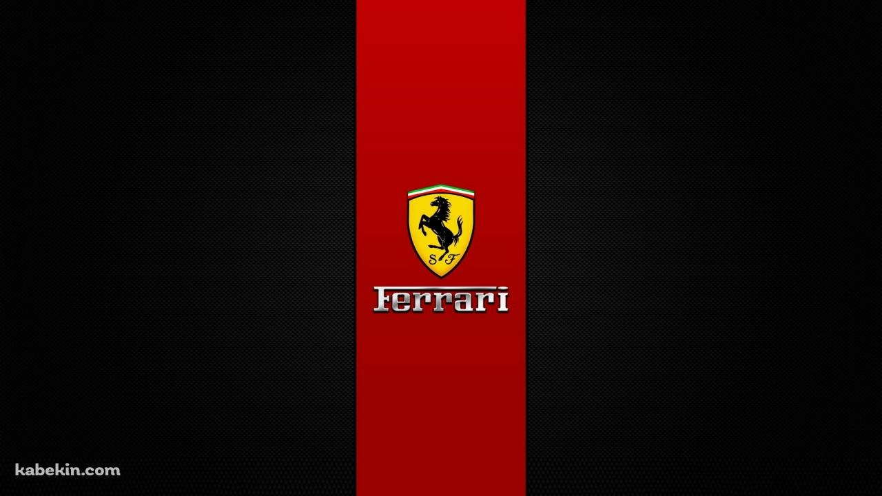 ferrari フェラーリ 黒 赤の壁紙(1280px x 720px) 高画質 PC・デスクトップ用